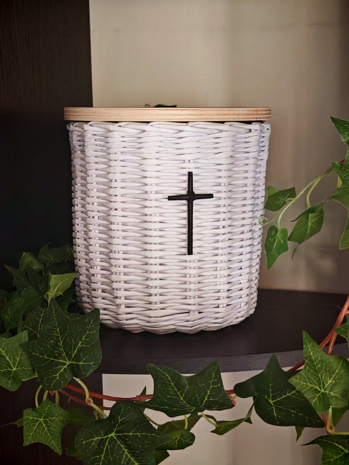 Woven Eco-Urn for Ashes "Cylinder"