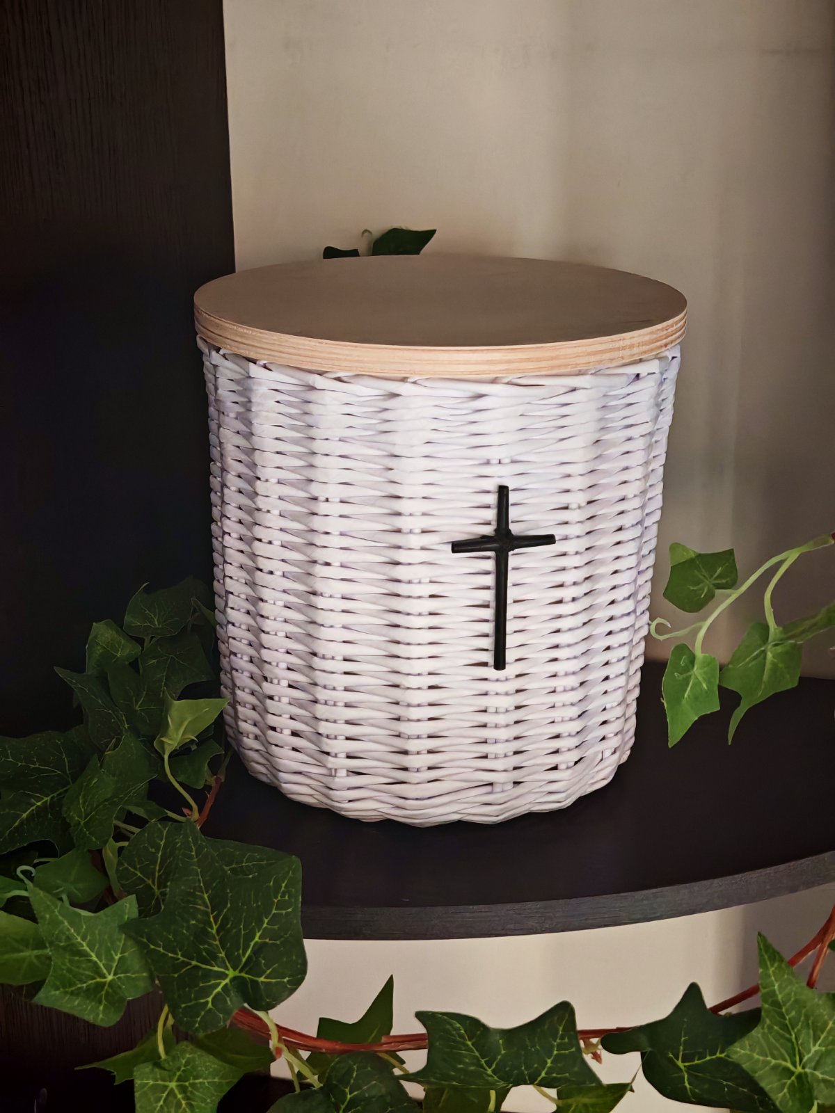 Woven Eco-Urn for Ashes "Cylinder"