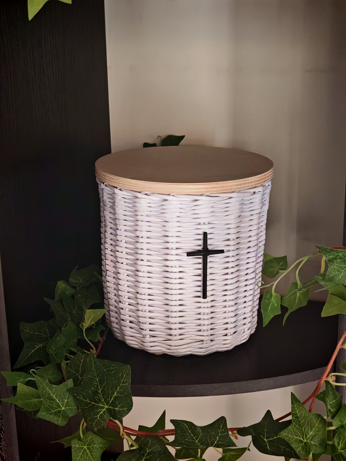 Woven Eco-Urn for Ashes "Cylinder"