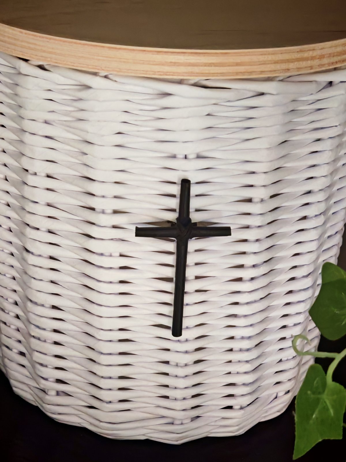 Woven Eco-Urn for Ashes "Cylinder"