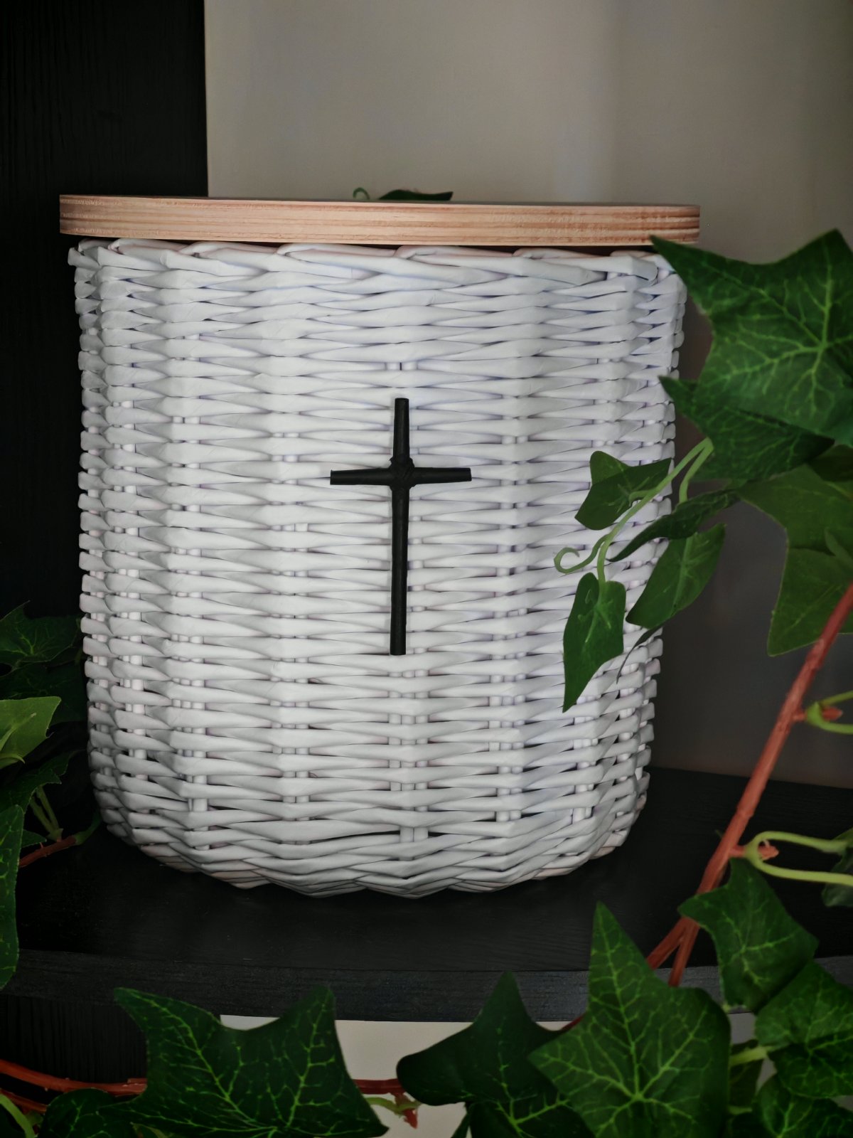 Woven Eco-Urn for Ashes "Cylinder"