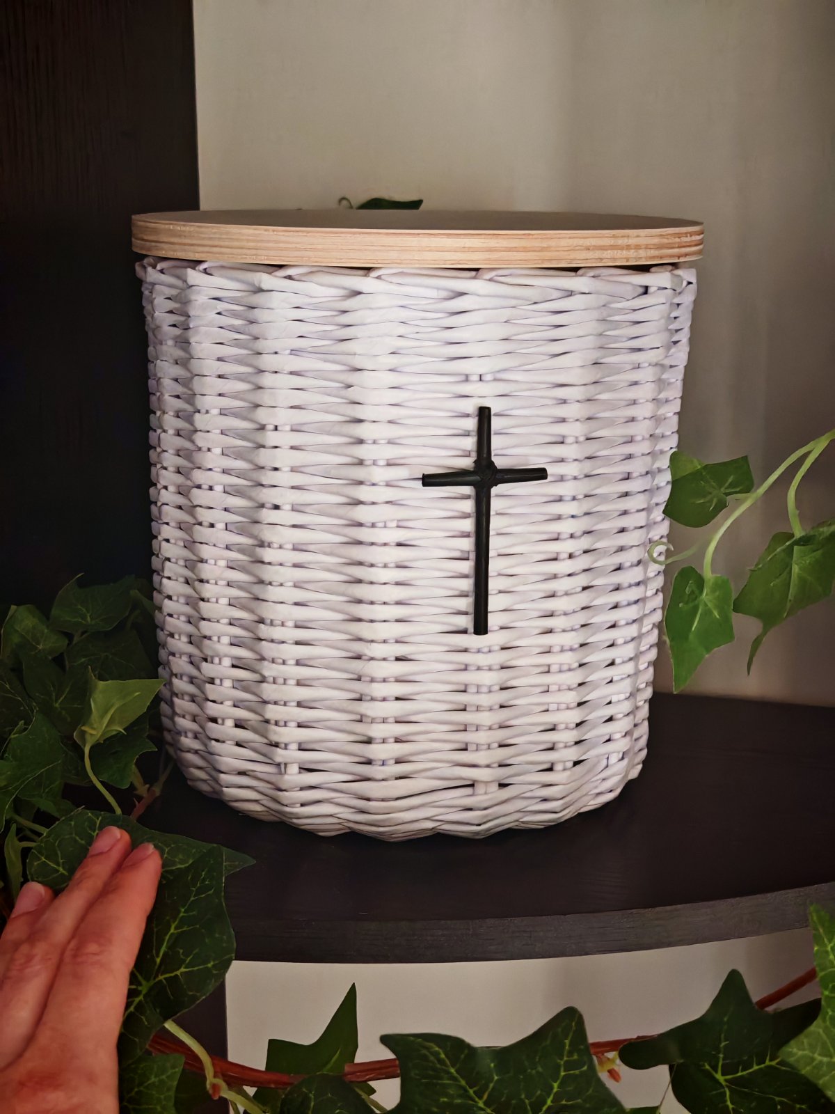Woven Eco-Urn for Ashes "Cylinder"