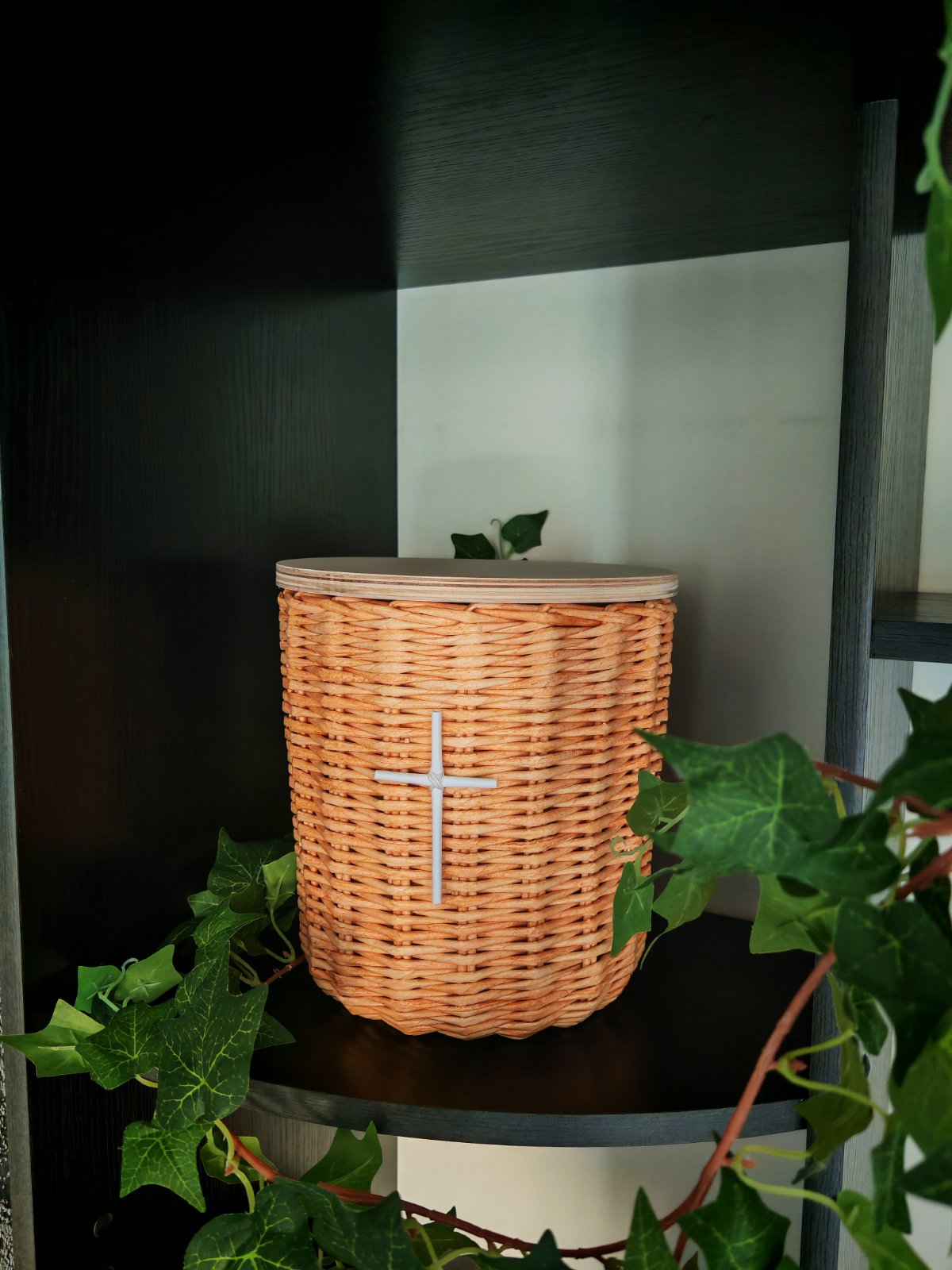 Woven Eco-Urn for Ashes "Cylinder"