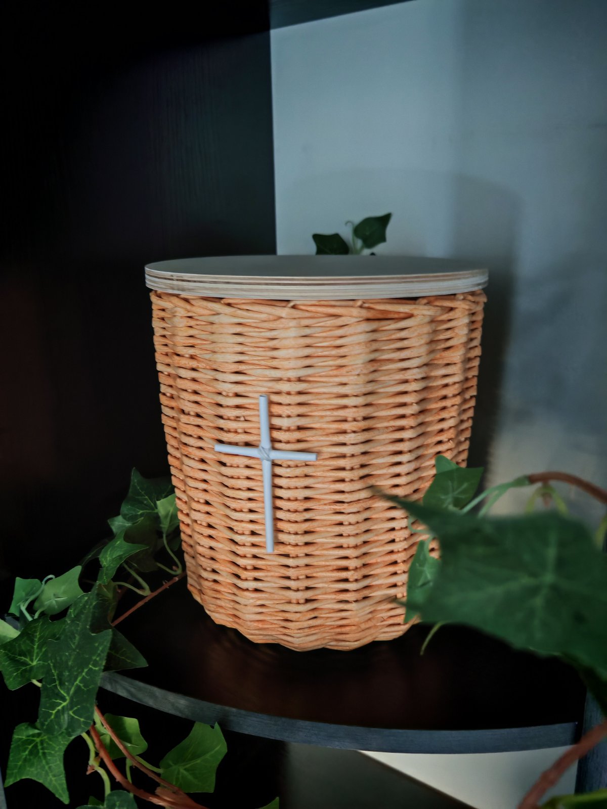 Woven Eco-Urn for Ashes "Cylinder"
