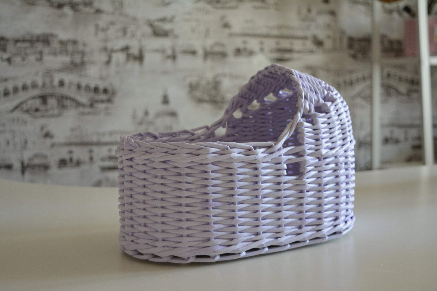 Cradle "Pink-gray mood"