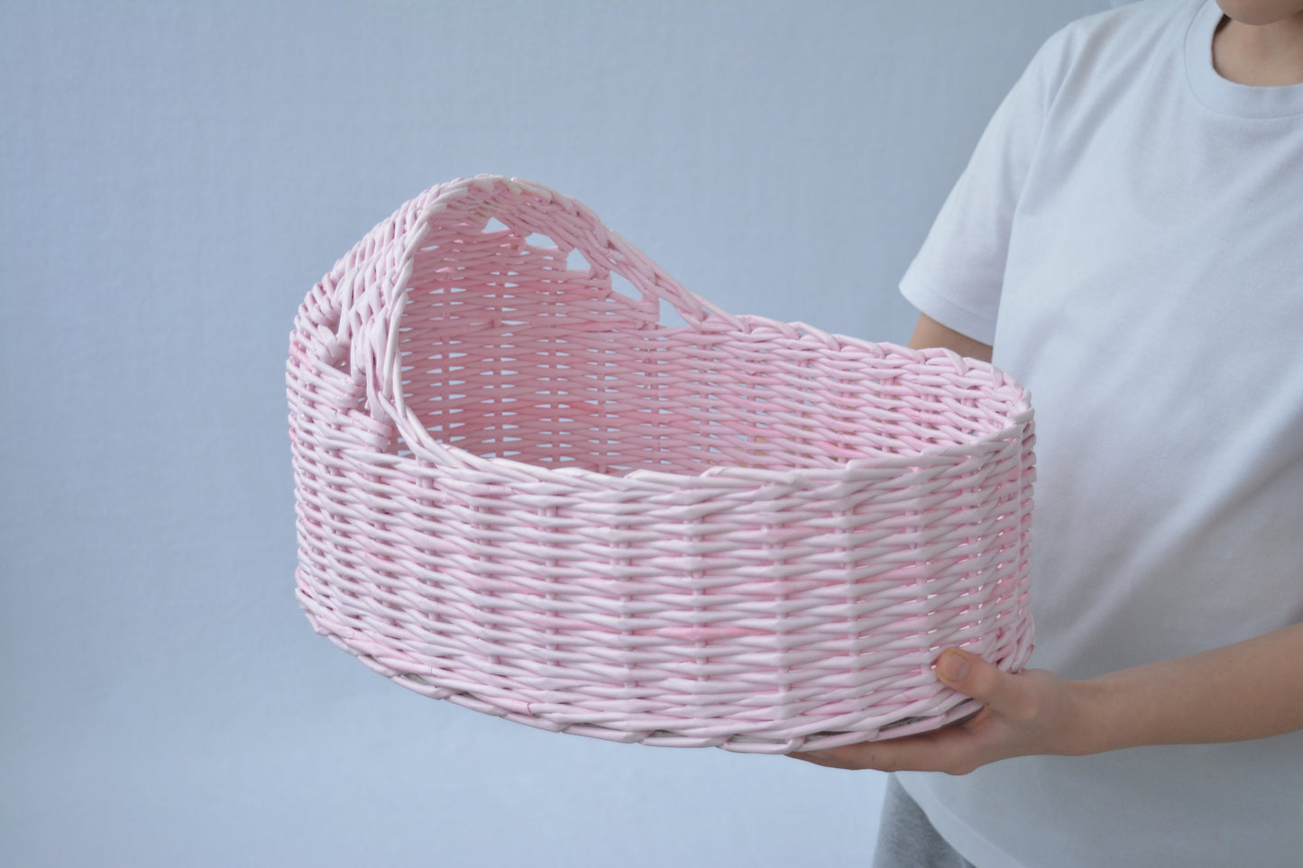 Cradle "Pink-gray mood"