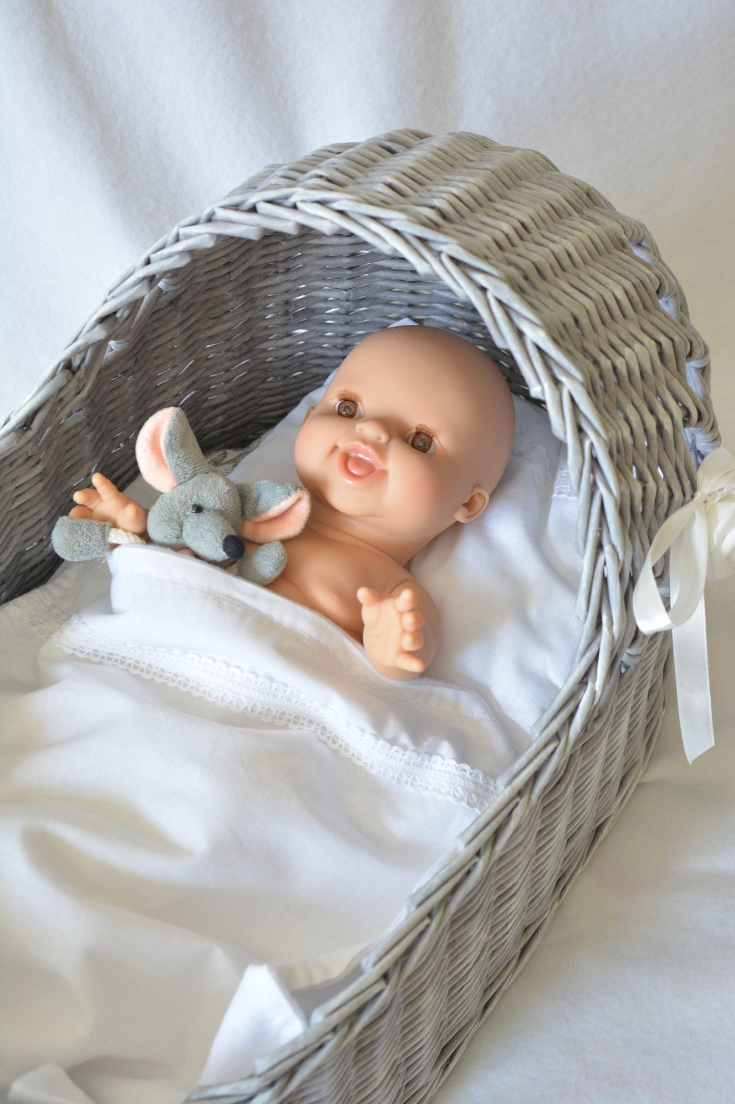 Cradle "Pink-gray mood"