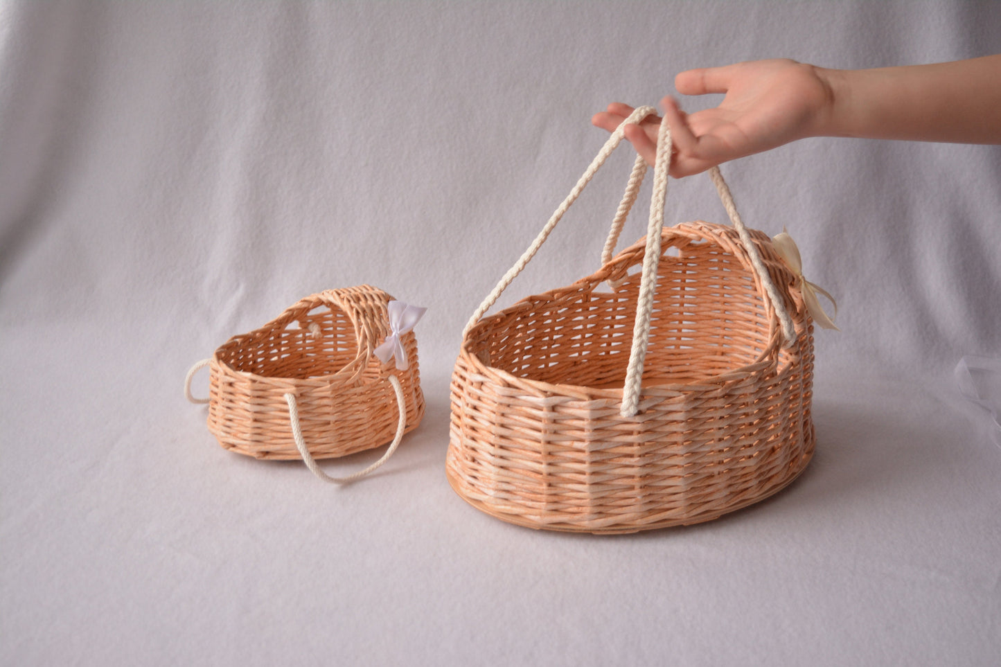 Cradle "Rabbit and Teddy Bear"