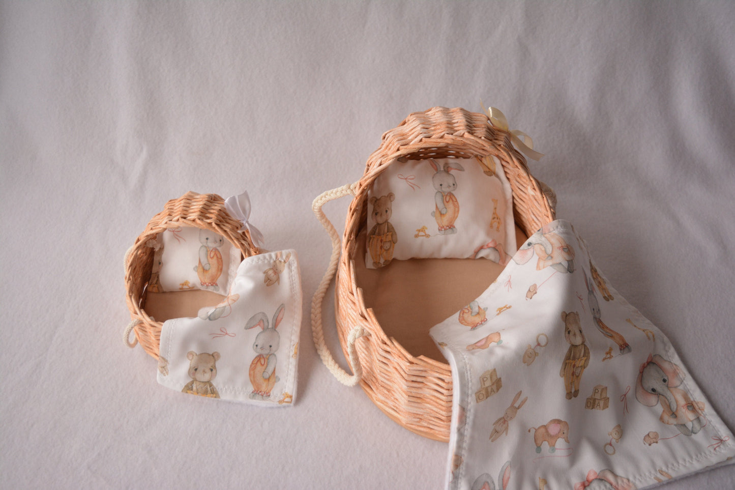 Cradle "Rabbit and Teddy Bear"