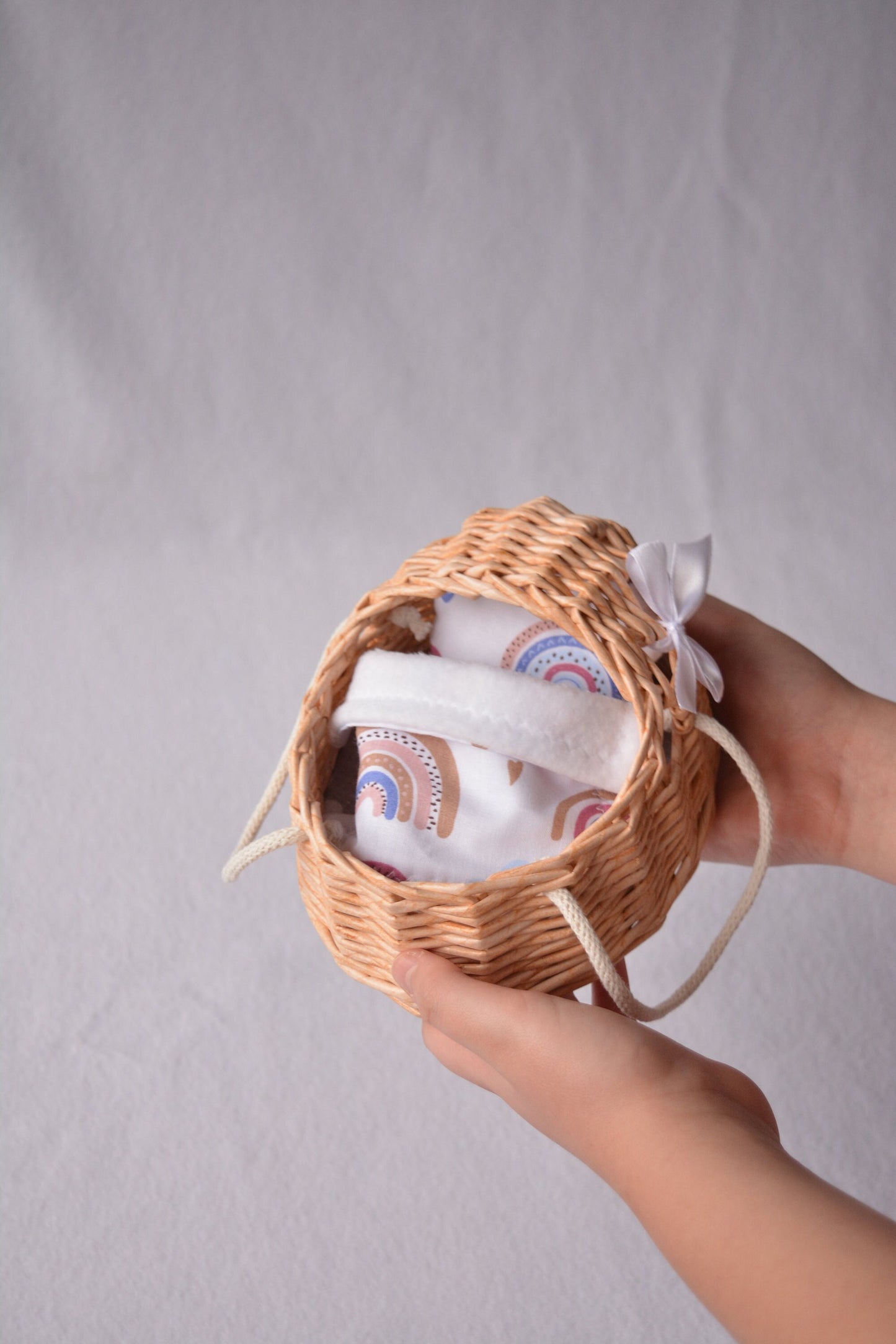 Cradle "Rabbit and Teddy Bear"