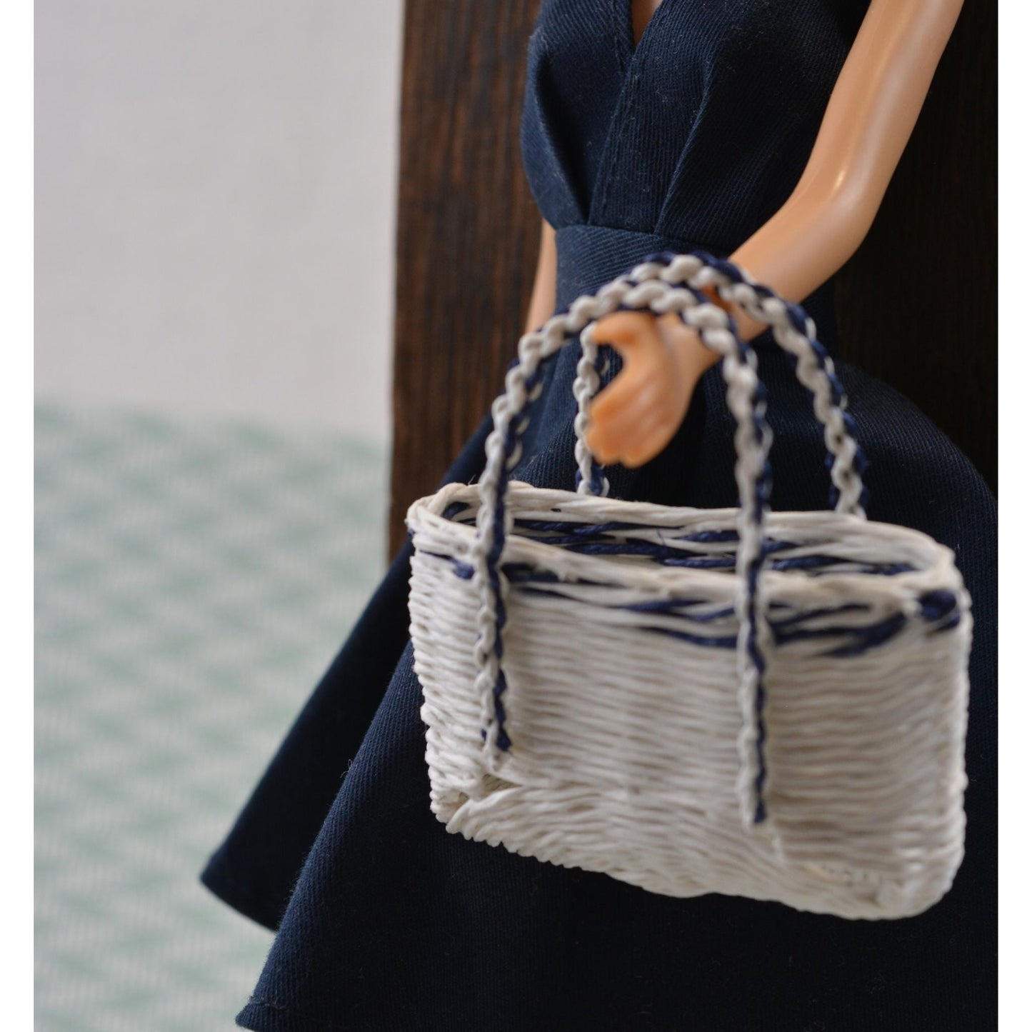 Woven Doll Bag for Barbie (1/6 Scale)