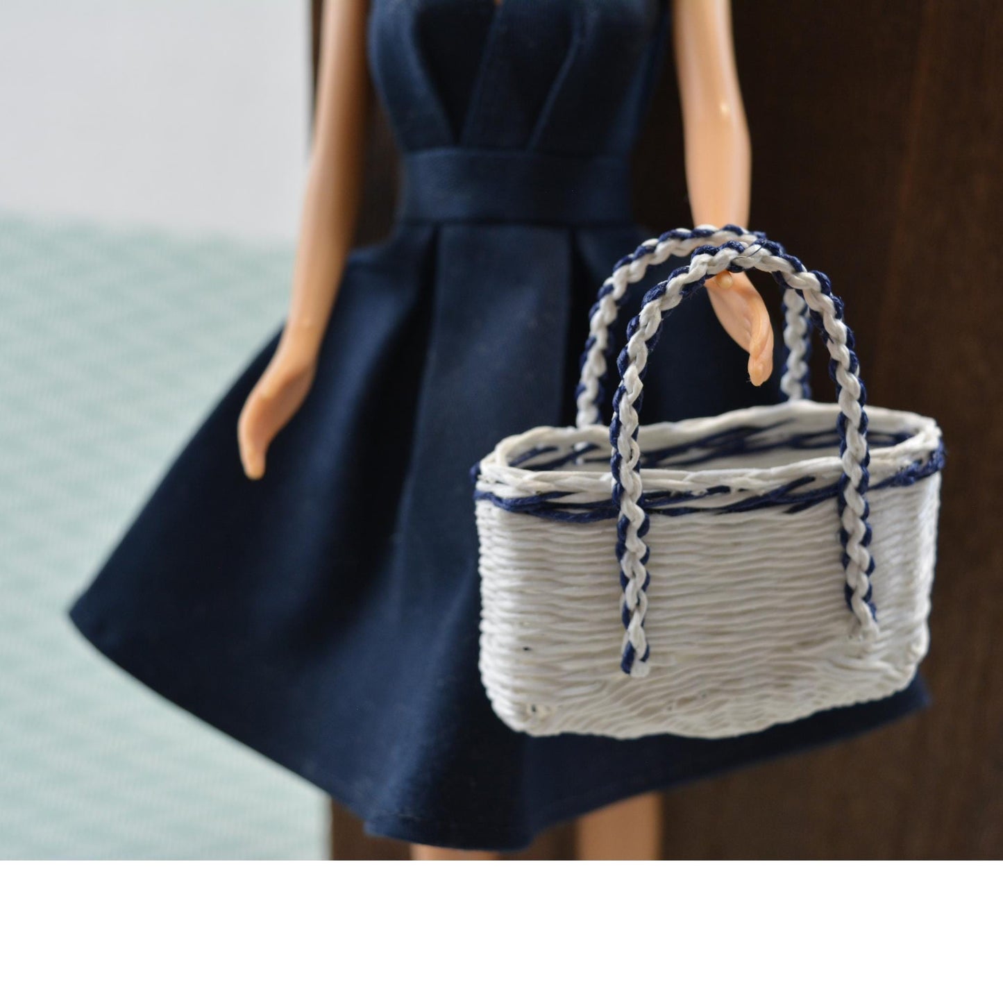 Woven Doll Bag for Barbie (1/6 Scale)