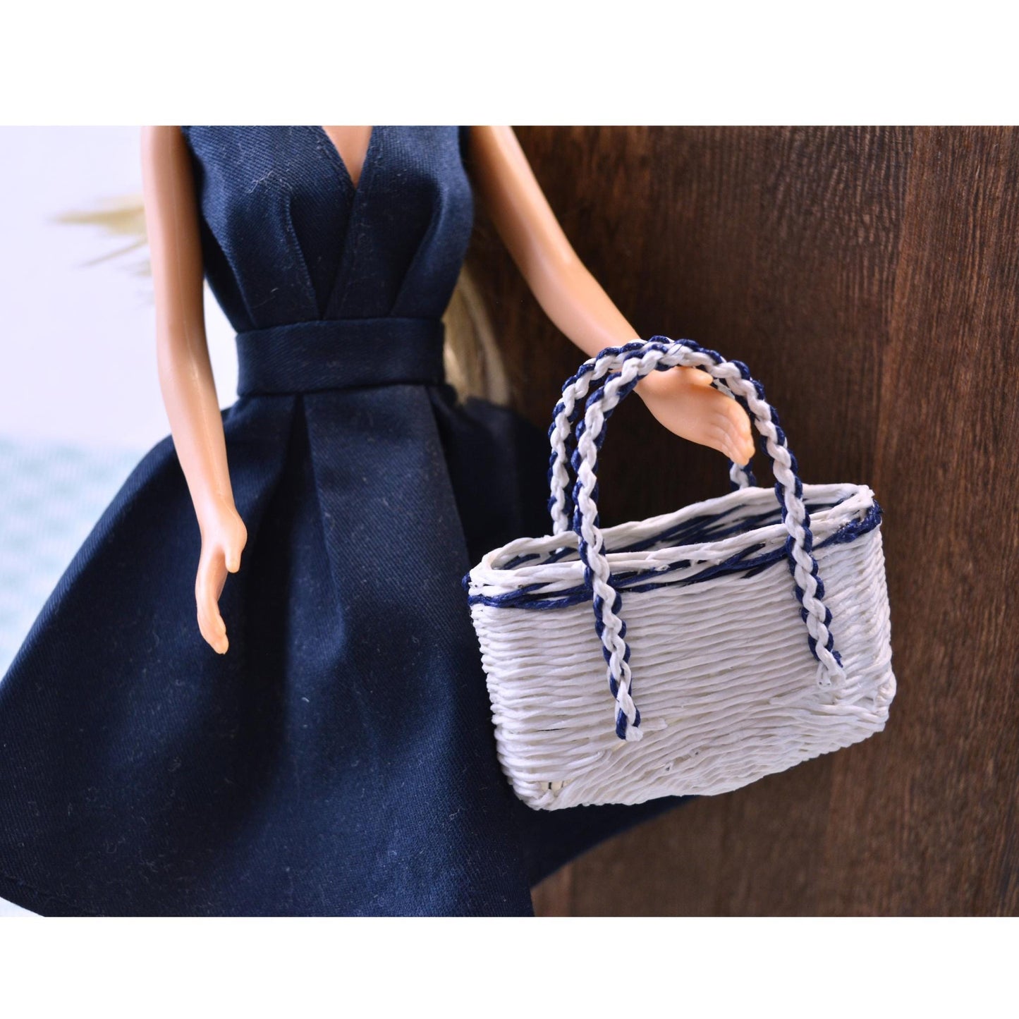 Woven Doll Bag for Barbie (1/6 Scale)