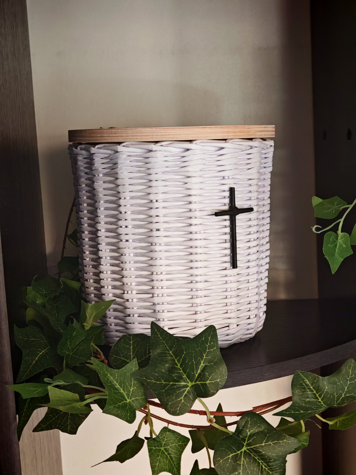 Woven Eco-Urn for Ashes "Cylinder"