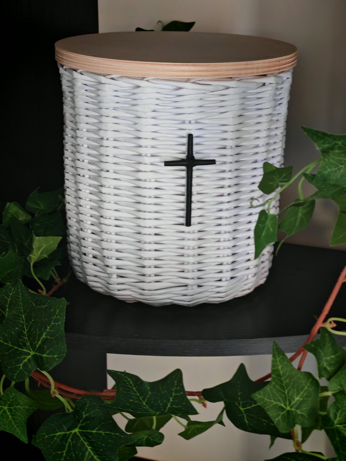 Woven Eco-Urn for Ashes "Cylinder"