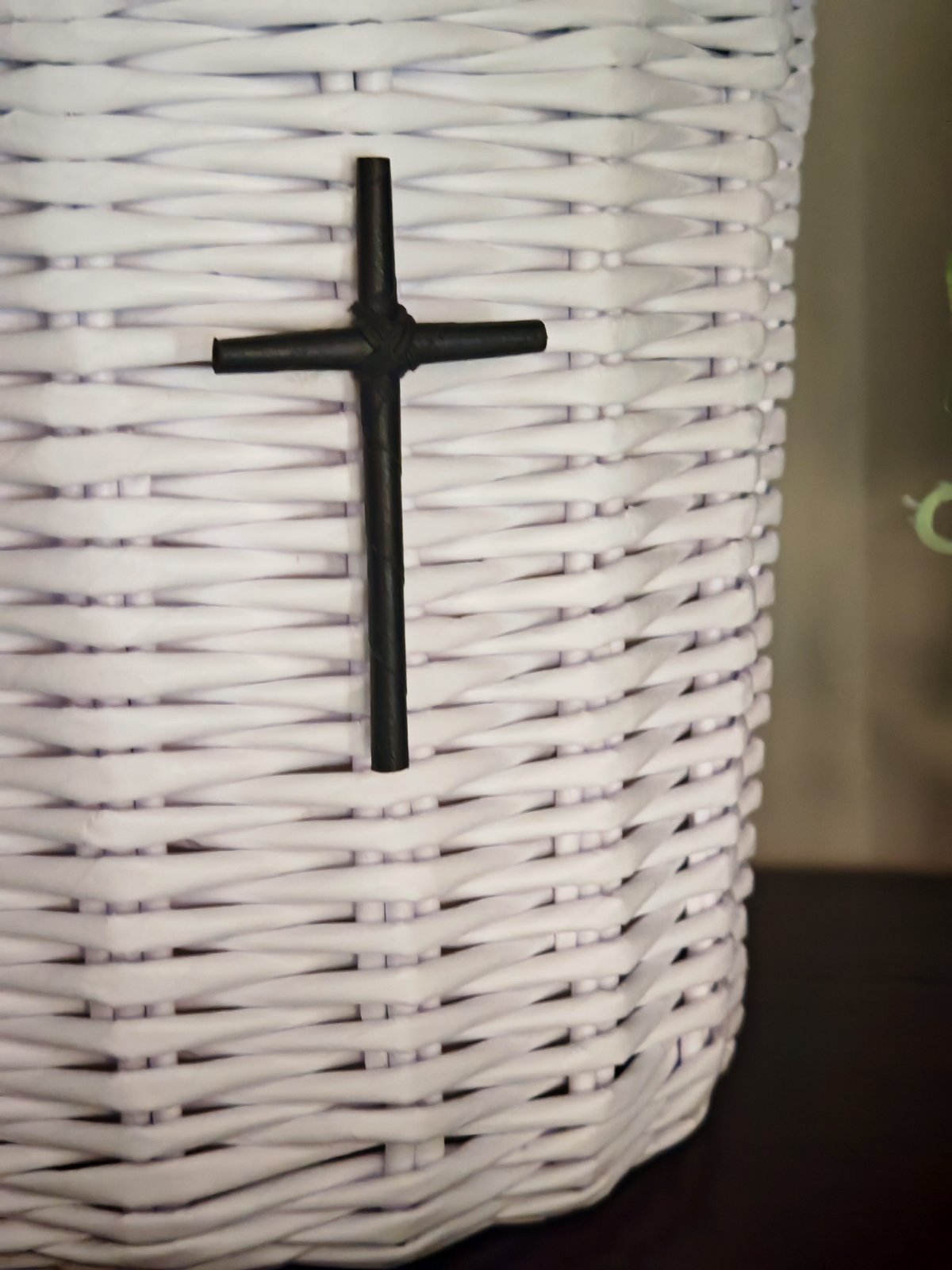 Woven Eco-Urn for Ashes "Cylinder"